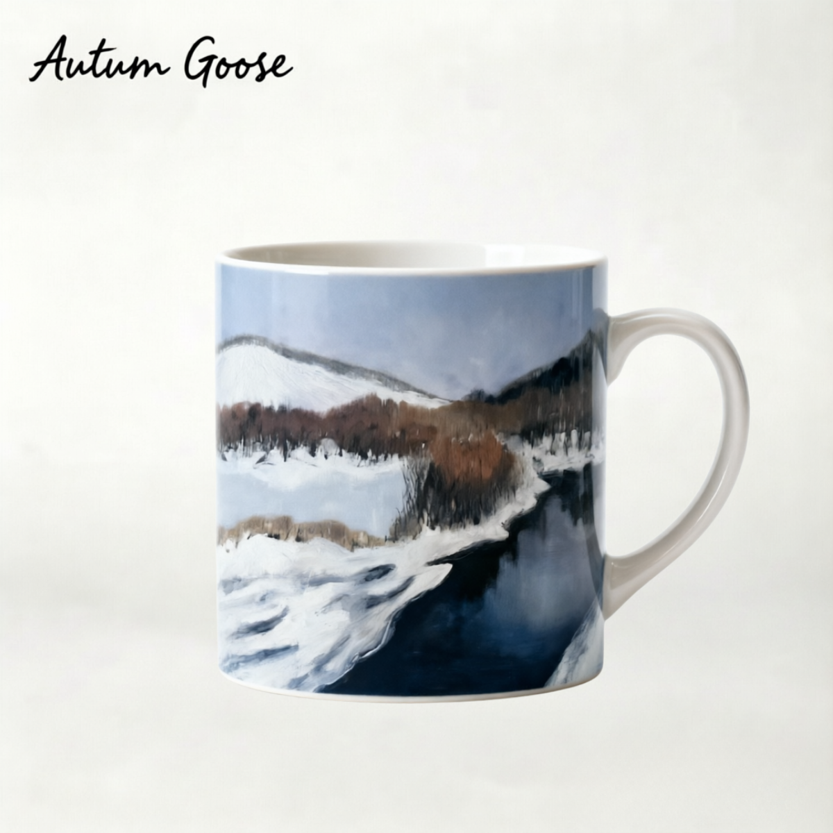 Soliloquy in the Snowfield — Ceramic Mug